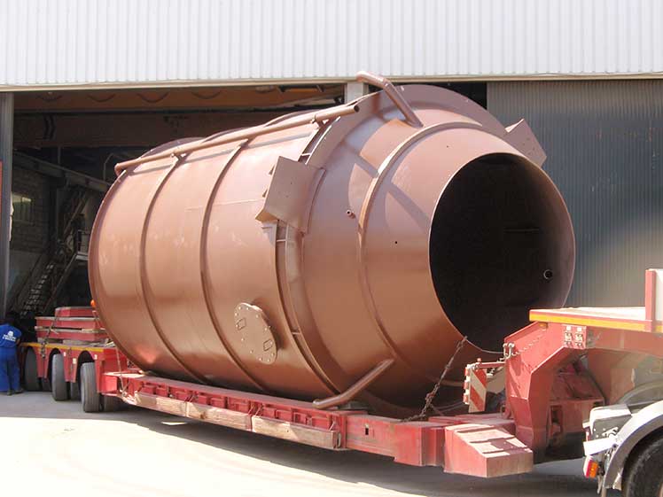 Depósito para planta siderúrgica