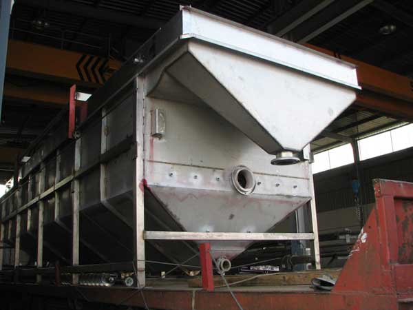 Tolva para planta depuradora fabricada por PNYC